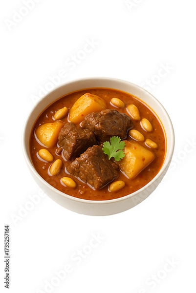 Fototapeta Beef Massa man Curry High quality Realistic image.