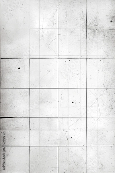 Fototapeta Blank Photo 2x3 Grid Texture with Minimal Paper Scratches