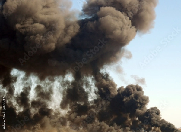Fototapeta smoke plume