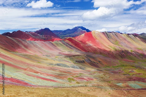 Obraz Vinicunca, Cusco Region, Peru. Montana de Siete Colores, or Rainbow Mountain.