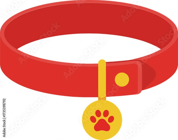 Obraz Pet Collar with Tag