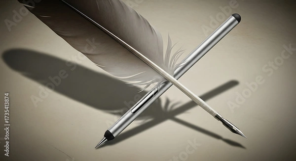 Obraz fountain pen and ink