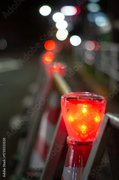 Obraz 夜の工事現場