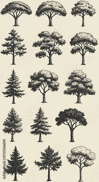 Obraz Arbor's Sketchbook