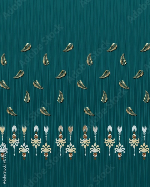 Obraz front back sleeve digital print pattern