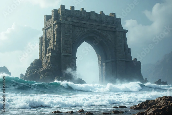 Fototapeta atlantic ocean view