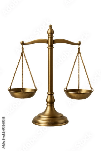 Fototapeta Balance scale High quality Realistic image.