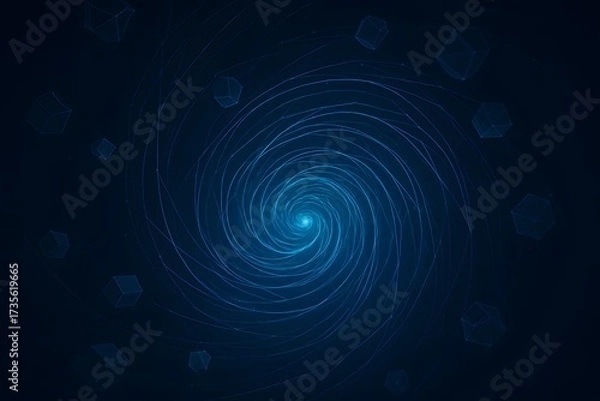 Obraz Digital Office Connection Lines