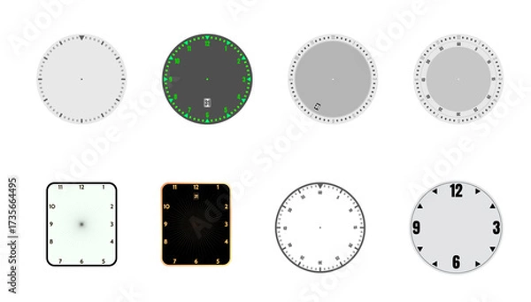 Obraz mechanical clock style dial face part