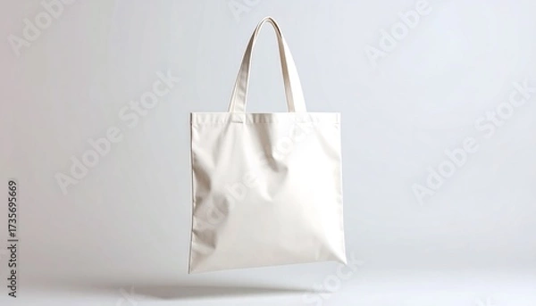 Fototapeta Blank Tote Bag Mockup:  Perfect for Branding and Design