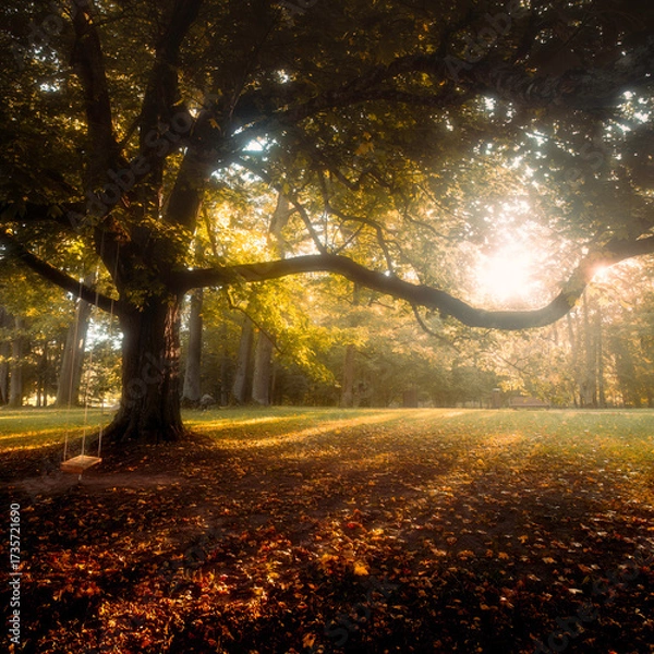 Obraz autumn maple tree