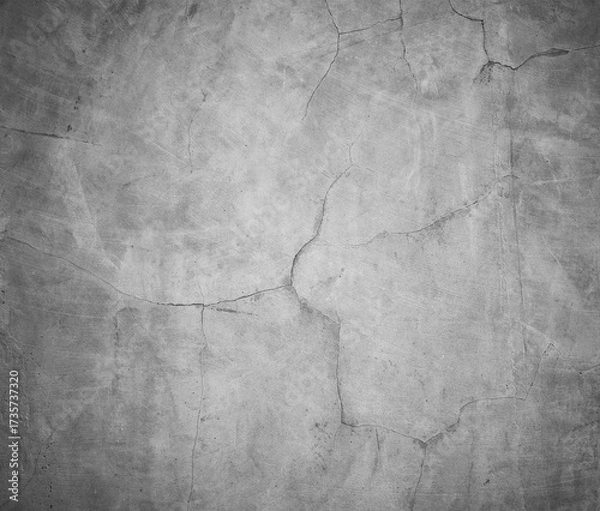 Fototapeta Abstract texture crack and scratch surface of a concrete wall, Background