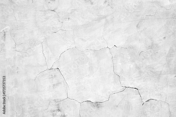 Fototapeta Abstract texture crack and scratch surface of a concrete wall, Background