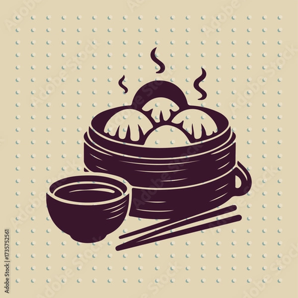 Obraz vector " dimsum " illustration vector Design white background