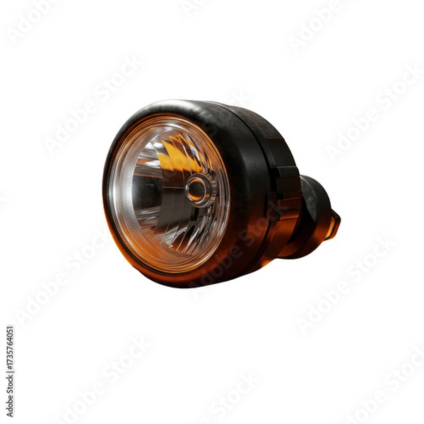 Fototapeta Automotive headlight for vehicle lighting isolated PNG with Transparent Background