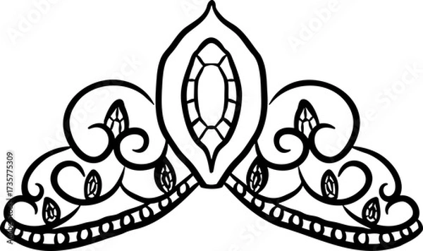 Obraz Hand Drawn Tiara