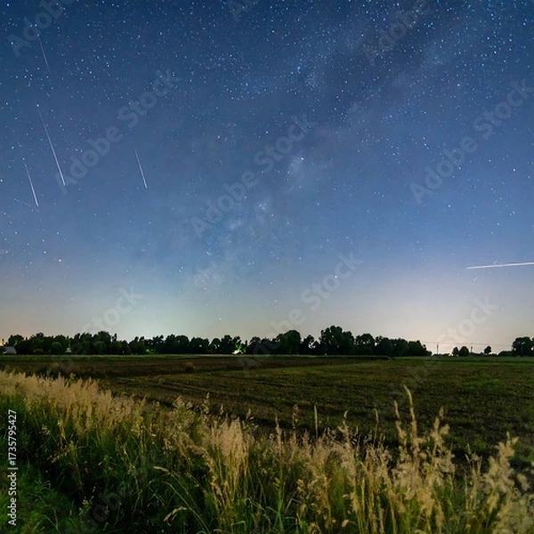 Obraz Starry night over a field (1)