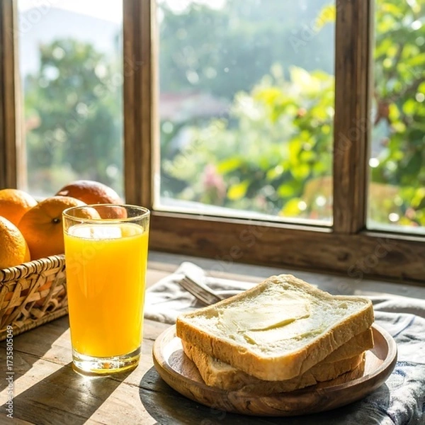 Obraz Breakfast by the window (1)