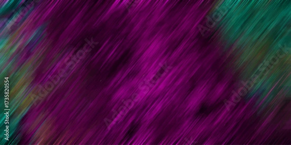 Fototapeta Bold magenta and teal abstract background with striking diagonal brush strokes, offering a vibrant and artistic textured backdrop for creative design