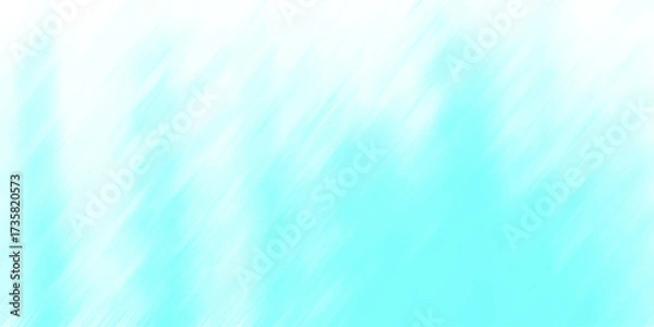 Fototapeta Bright abstract background with diagonal streaks of vibrant cyan and white creating a clean and energetic light effect