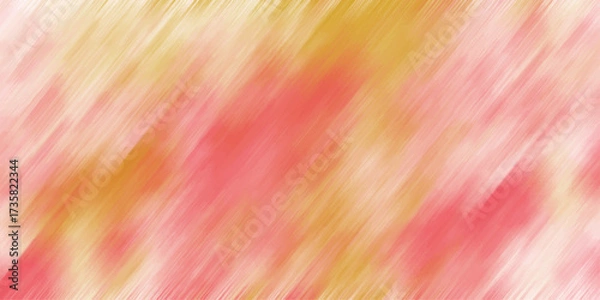Fototapeta Vibrant Pink and Yellow Streaks with Soft Brushstroke Texture and Diagonal Motion for Dynamic Backgrounds