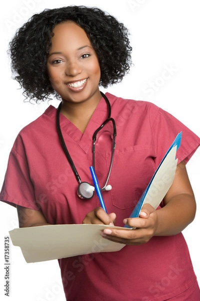 Obraz Nurse With File