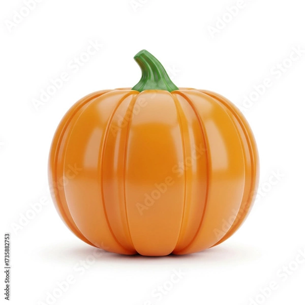 Obraz Orange pumpkin isolated on white background