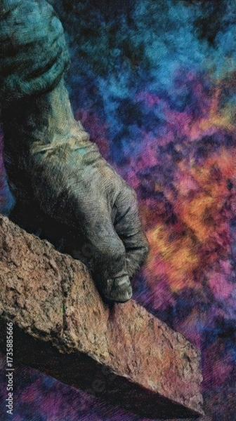 Obraz Abstract Colorful Digital Artwork