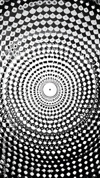 Fototapeta Abstract concentric circles design