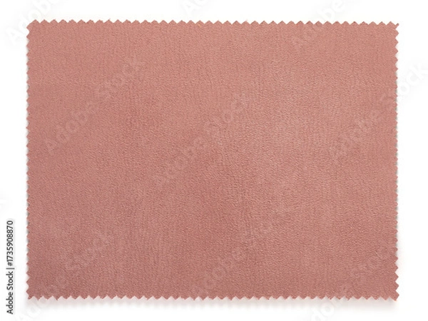 Obraz Fabric sample piece isolated on white