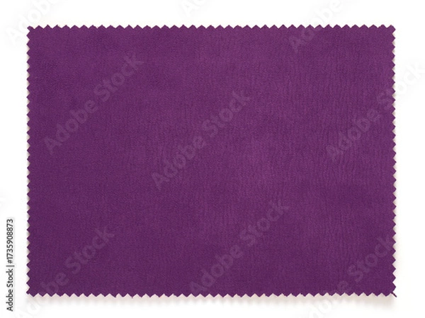 Obraz Fabric sample piece isolated on white