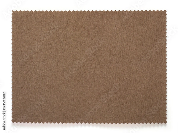 Obraz Fabric sample piece isolated on white