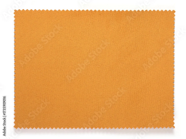 Obraz Fabric sample piece isolated on white