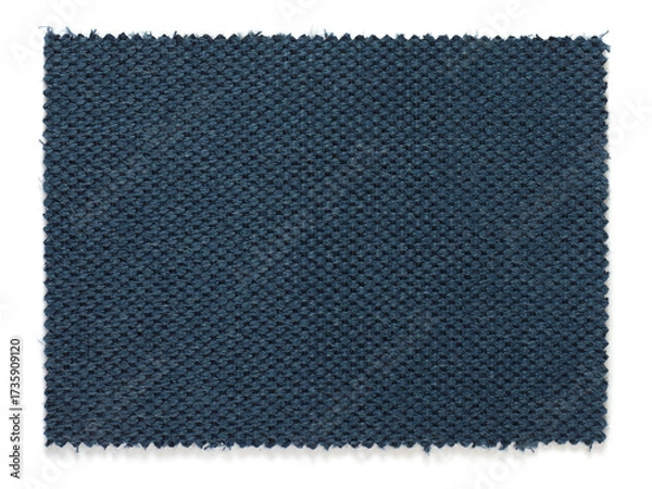 Obraz Fabric sample piece isolated on white