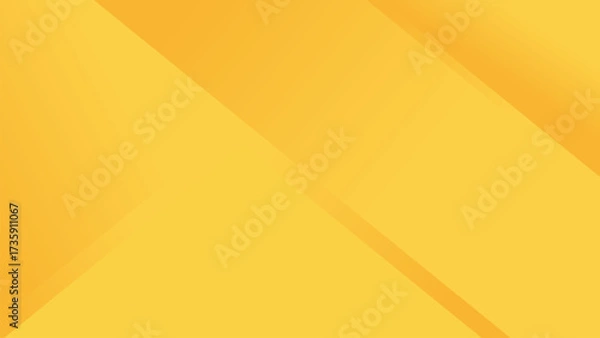 Fototapeta Abstract modern yellow lines background vector illustration
