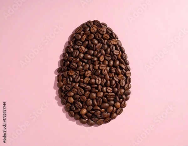 Fototapeta Generated image grain coffee