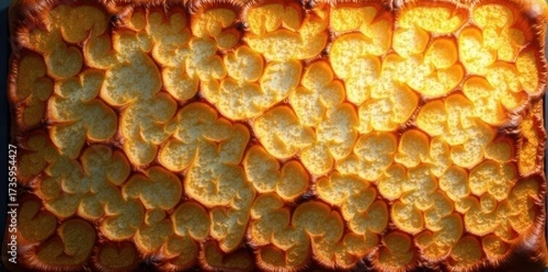Fototapeta Intricate venation; sun-baked, parchment-like texture , isolated, botanical