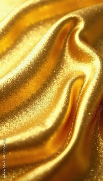 Fototapeta Luxurious brushed gold; soft highlights, refined texture, subtle gold, refined surface, elegant texture