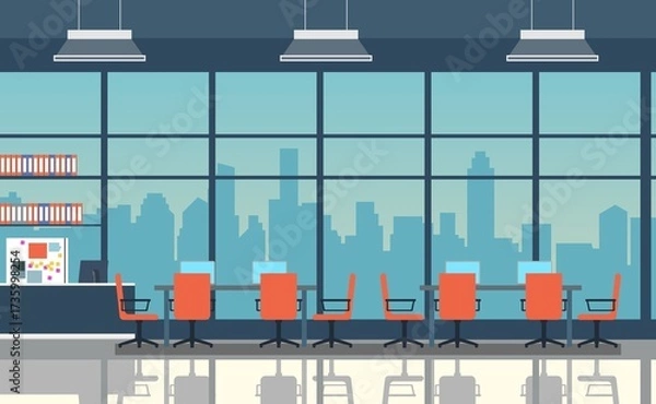 Obraz office background vector