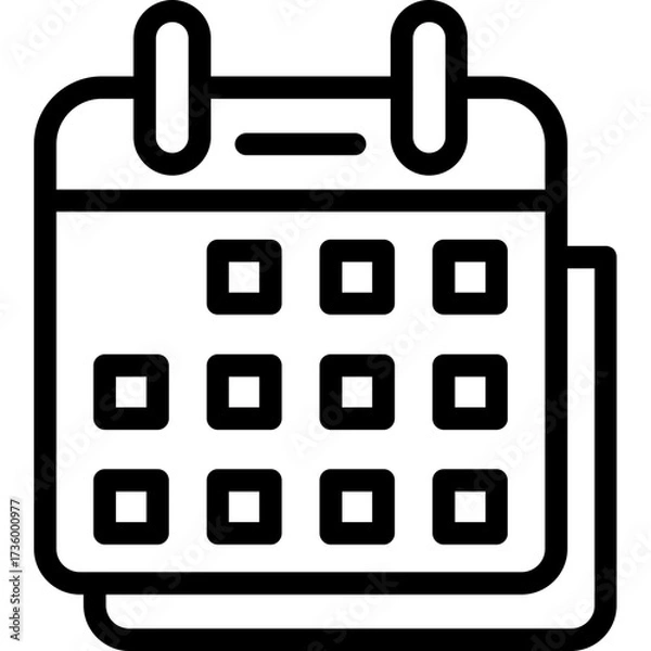 Obraz calendar Icon