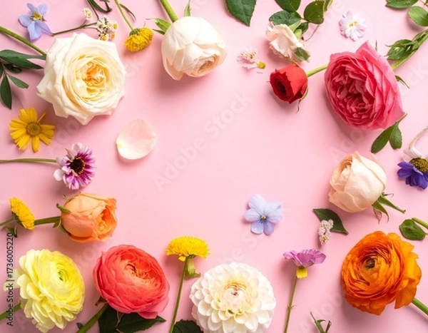 Fototapeta Generated image flower bouquet