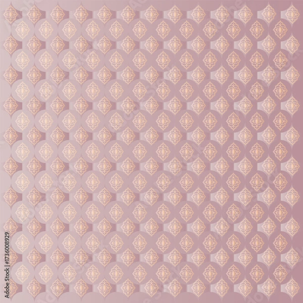 Fototapeta seamless retro pattern