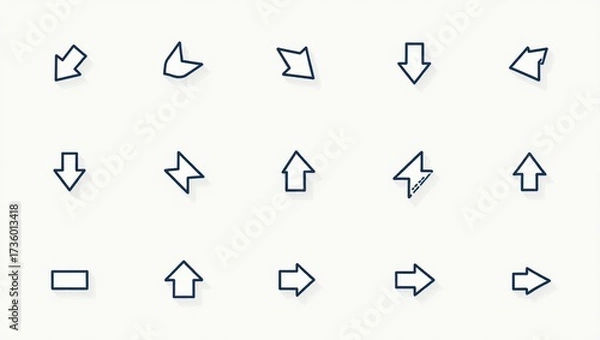 Obraz Various Line Arrows.