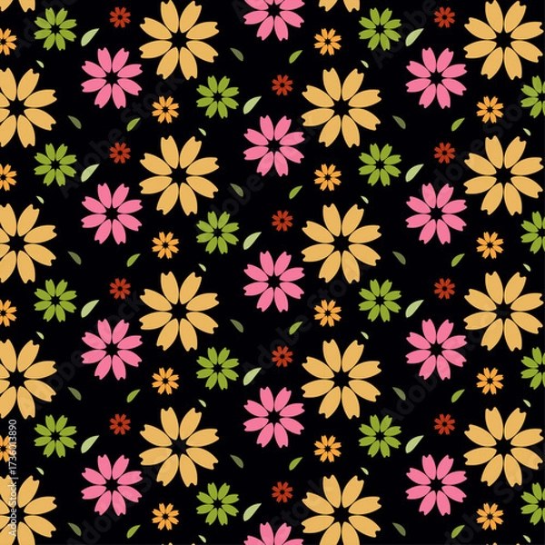 Fototapeta Flowers Seamless Pattern