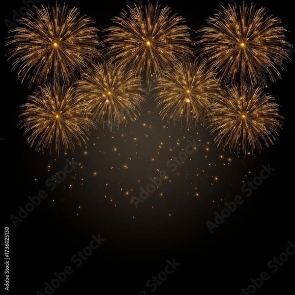 Obraz fireworks in the night sky