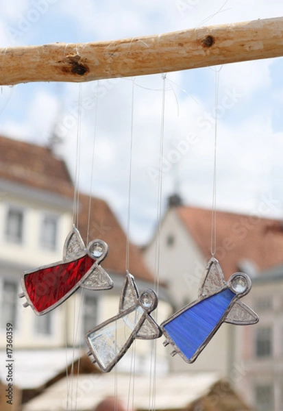 Obraz Three glass angels