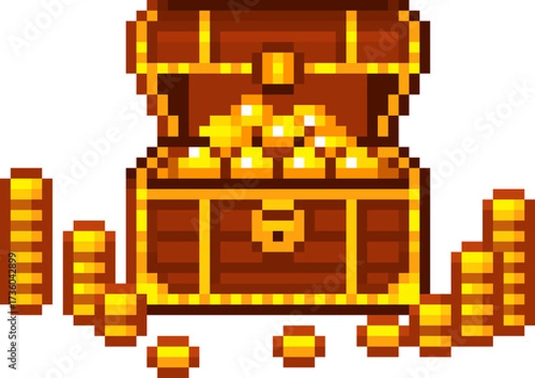 Obraz 픽셀 보물 상자