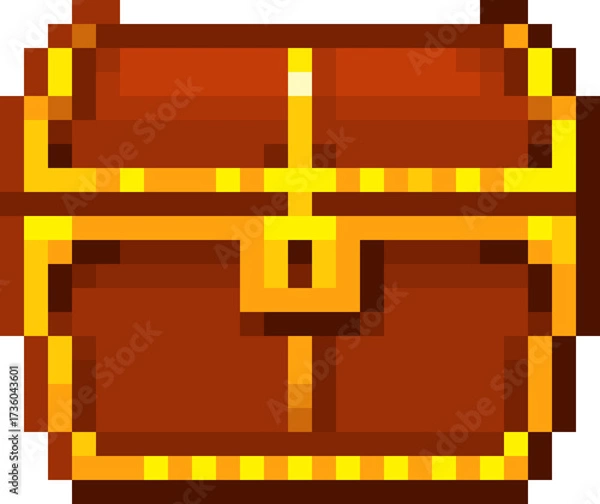 Fototapeta 픽셀 보물 상자