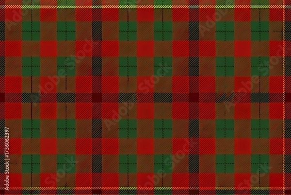Fototapeta red and black checkered pattern