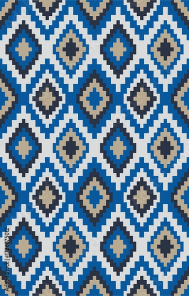 Obraz Abstract aztec native geometr...